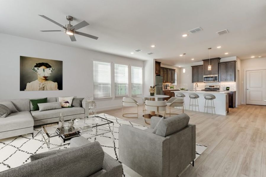 Furnished interior view inside a new home in Talia, Mesquite (Image 11). Furnished interior view inside a new home in Talia, Mesquite (Image 11).