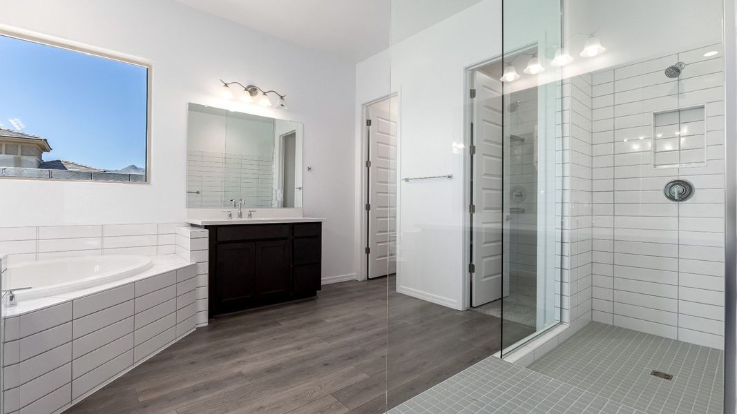 Furnished interior view inside a new home in Windrose, Waddell (Image 17).