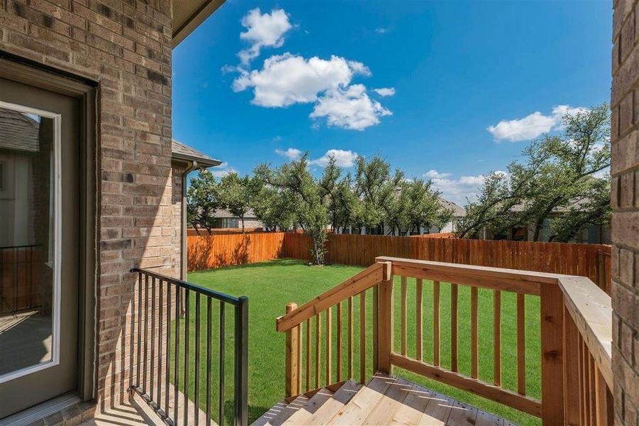 Covered patio