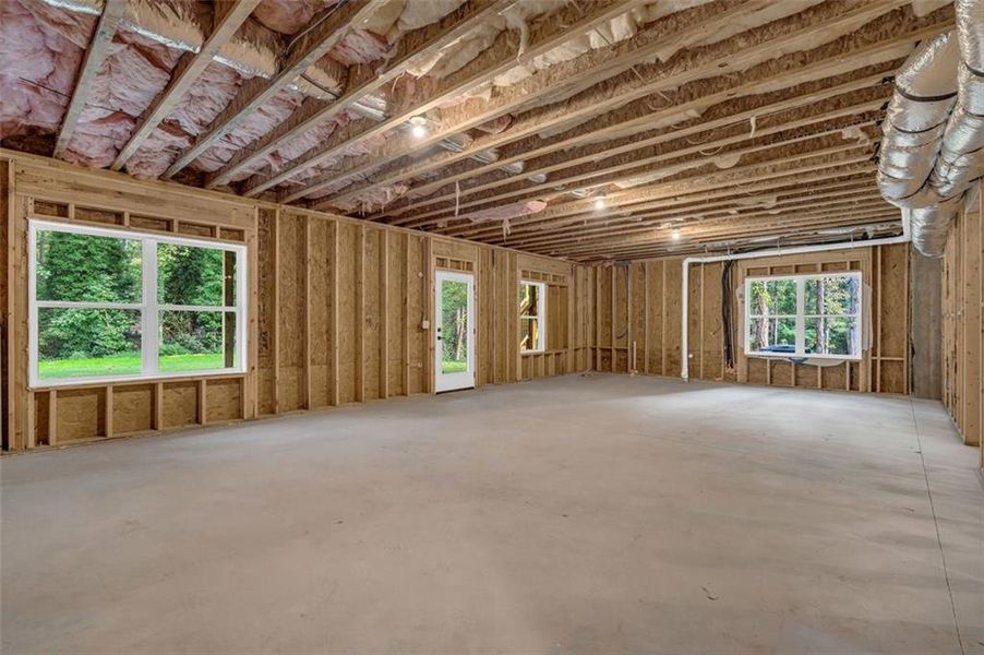 In-progress construction of a new home in , Monroe, GA (Image 61).