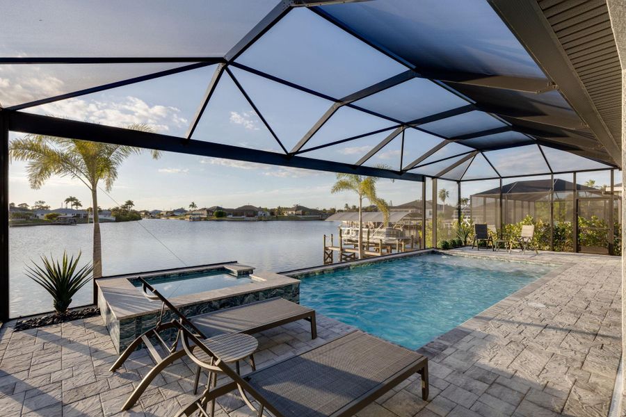 Exterior details and patio area of a home in , Cape Coral (Image 22). Exterior details and patio area of a home in , Cape Coral (Image 22).