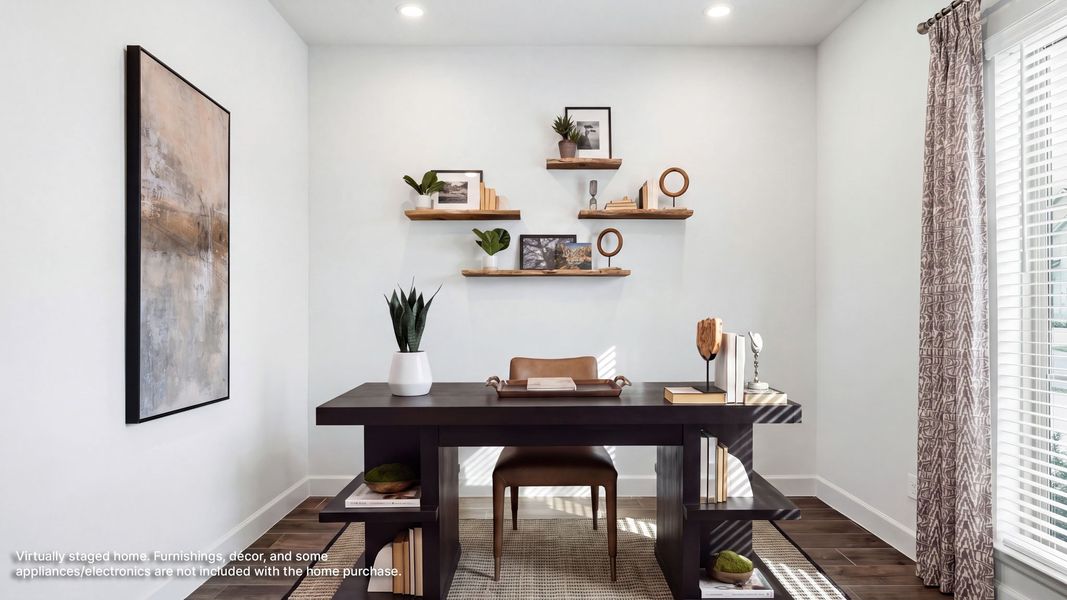 Furnished interior view inside a new home in Landmark, Denton (Image 11).