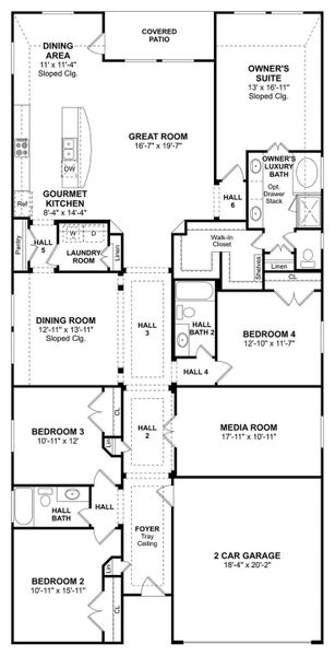 The Willard II floor plan by K. Hovnanian® Homes. 1st Floor shown. *Prices, plans, dimensions, features, specifications, materials, and availability of homes or communities are subject to change without notice or obligation. The Willard II floor plan by K. Hovnanian® Homes. 1st Floor shown. *Prices, plans, dimensions, features, specifications, materials, and availability of homes or communities are subject to change without notice or obligation.