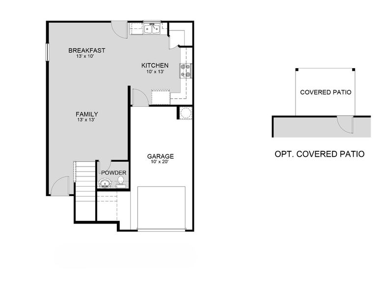 2D floor plan layout for the The Nantucket by Legend Homes in Applewhite Meadows, San Antonio, TX (Image 3). 2D floor plan layout for the The Nantucket by Legend Homes in Applewhite Meadows, San Antonio, TX (Image 3).
