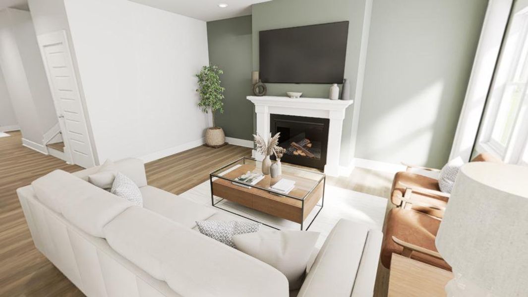 Furnished interior view inside a new home in Golden Gate, High Point (Image 8).