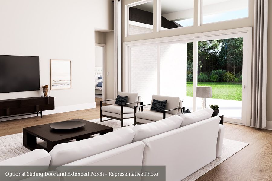 The Micah - Optional Sliding Door and Extended Porch The Micah - Optional Sliding Door and Extended Porch