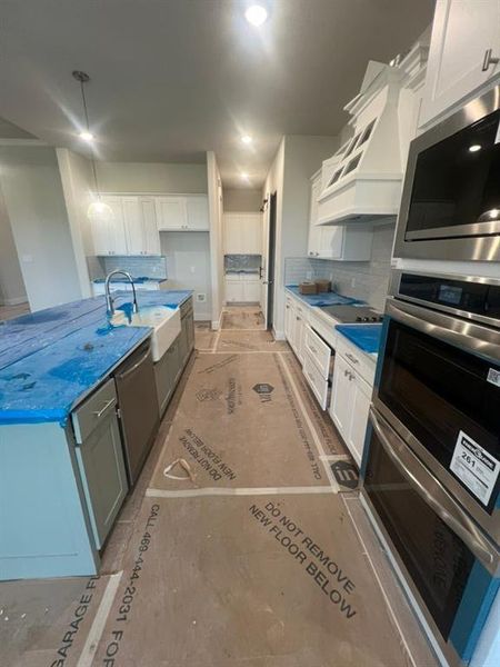 In-progress construction of a new home in Fannin Ranch, Leonard, TX (Image 20).