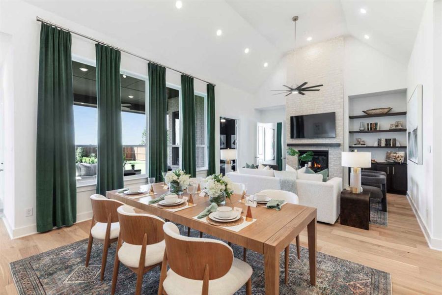 Dining and Family Room - Representative Photo