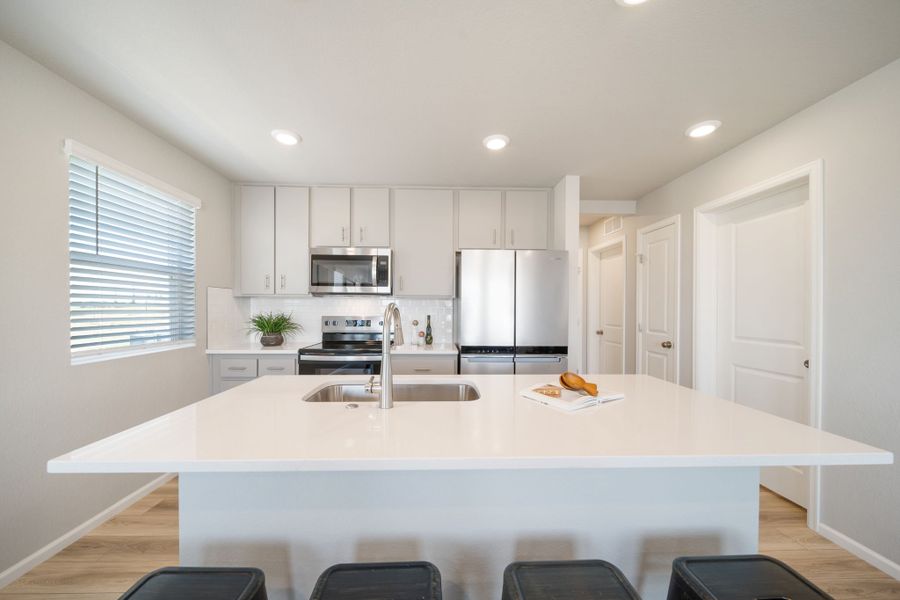 Furnished interior view inside a new home in Reunion, Commerce City (Image 11). Furnished interior view inside a new home in Reunion, Commerce City (Image 11).