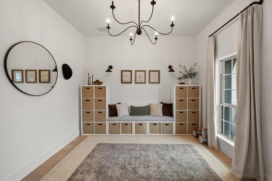 Furnished interior view inside a new home in BridgeWater, Midlothian (Image 32).