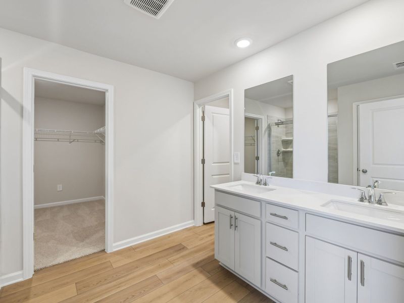 Furnished interior view inside a new home in Preserve at Mountain Creek, Pendergrass (Image 12).