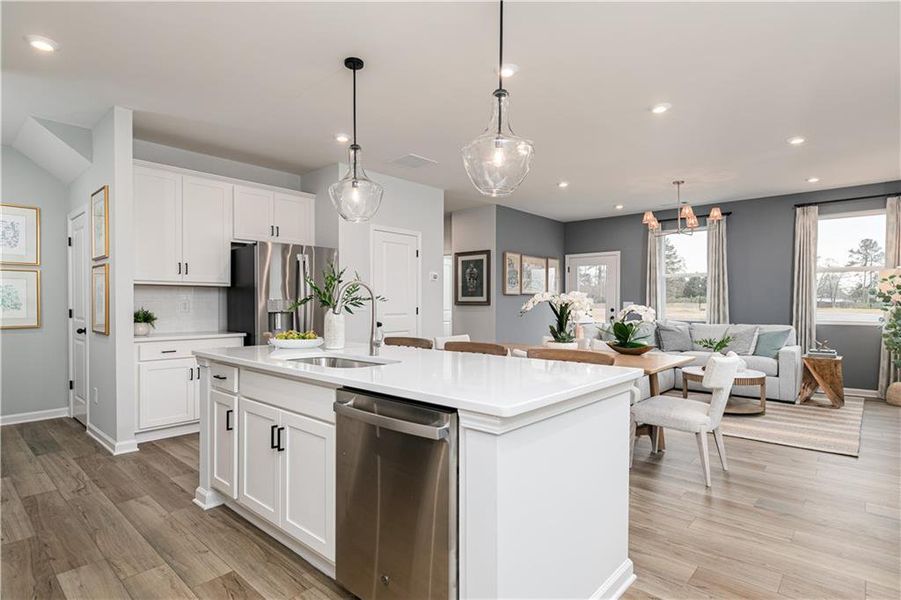Furnished interior view inside a new home in Darlington, Loganville (Image 29).