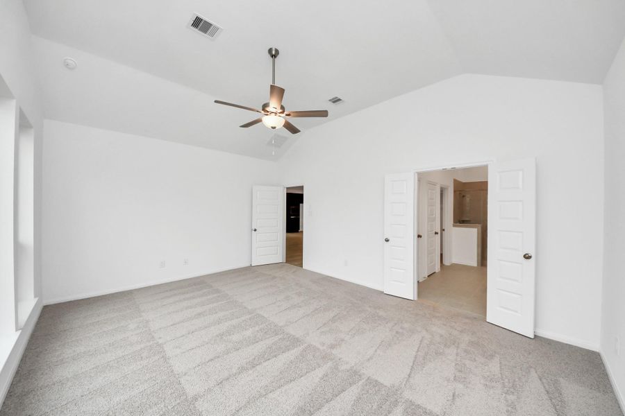 Spacious, unfurnished interior of a new home in 50' Traditional Homes at Elyson, Katy (Image 33). Spacious, unfurnished interior of a new home in 50' Traditional Homes at Elyson, Katy (Image 33).