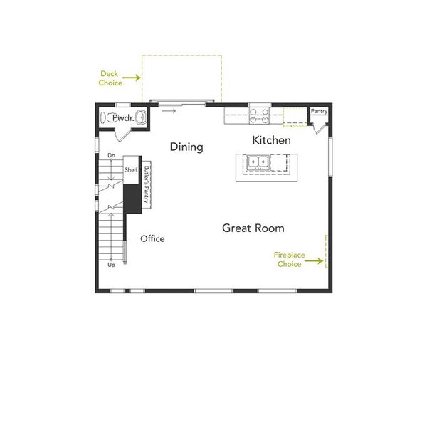 2D floor plan layout of this home in Banning Lewis Ranch - New Homes Colorado Springs, Colorado Springs, CO (Image 3). 2D floor plan layout of this home in Banning Lewis Ranch - New Homes Colorado Springs, Colorado Springs, CO (Image 3).