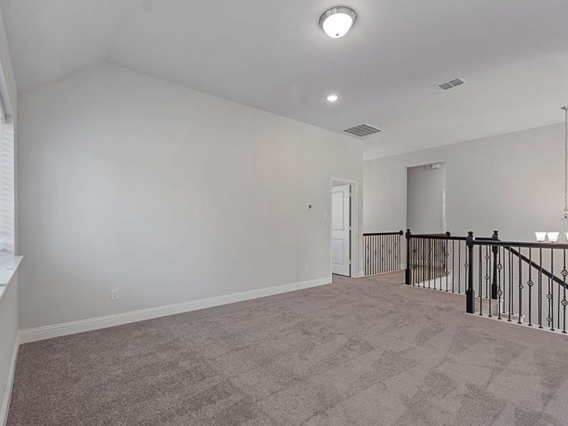 Representative unfurnished interior of a home built from the Weston by Landon Homes in East Village - Classic Series, Frisco (Image 33). Representative unfurnished interior of a home built from the Weston by Landon Homes in East Village - Classic Series, Frisco (Image 33).