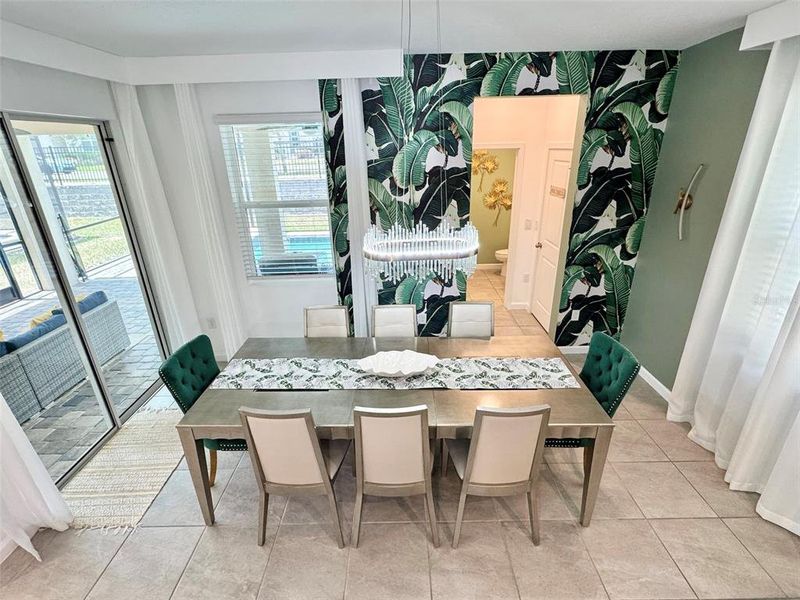 Furnished interior view inside a new home in , Kissimmee (Image 26).