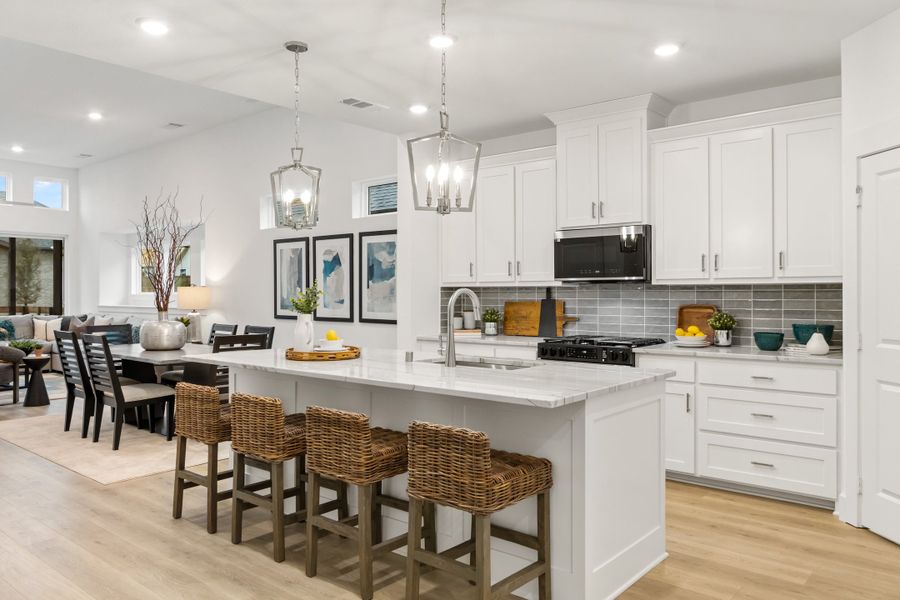 Representative furnished interior of a home built from the Hickory by Grenadier Homes in Willow Grove Single-Family Homes, Melissa (Image 6).