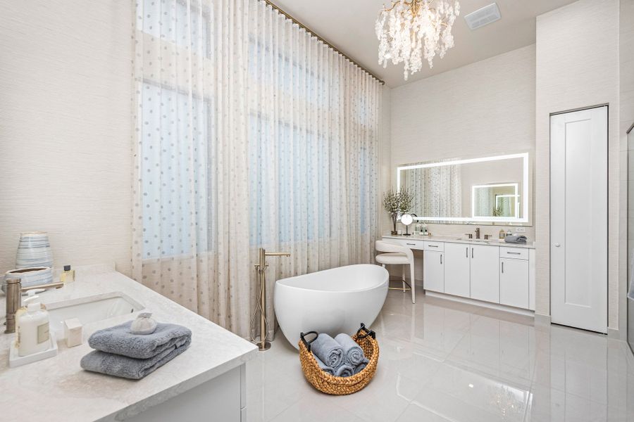 Representative furnished interior of a home built from the Bermuda by GL Homes in Lotus Edge, Boca Raton (Image 9).