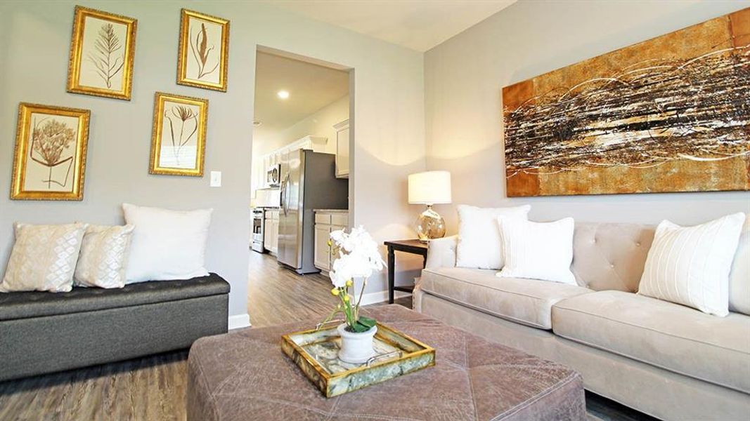 Furnished interior view inside a new home in Jackson Landing, Jefferson (Image 15).