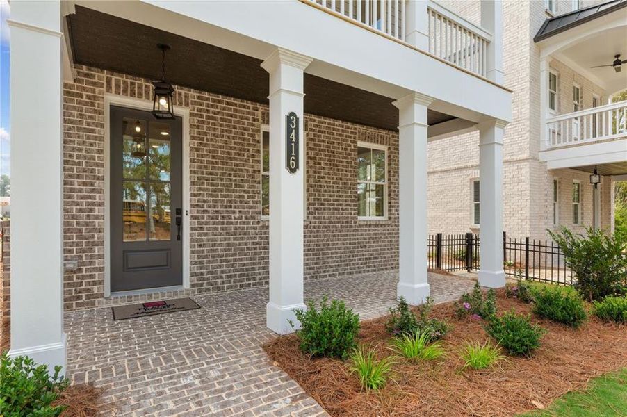 Exterior details and patio area of a home in Archerfield, Smyrna (Image 23). Exterior details and patio area of a home in Archerfield, Smyrna (Image 23).