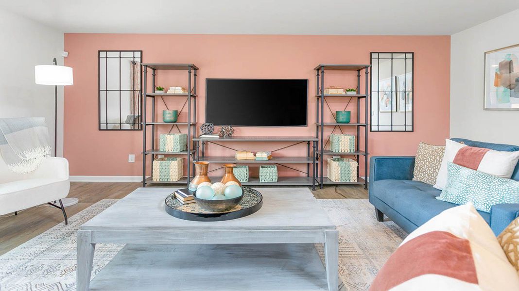 Furnished interior view inside a new home in Havencrest, Greensboro (Image 9).
