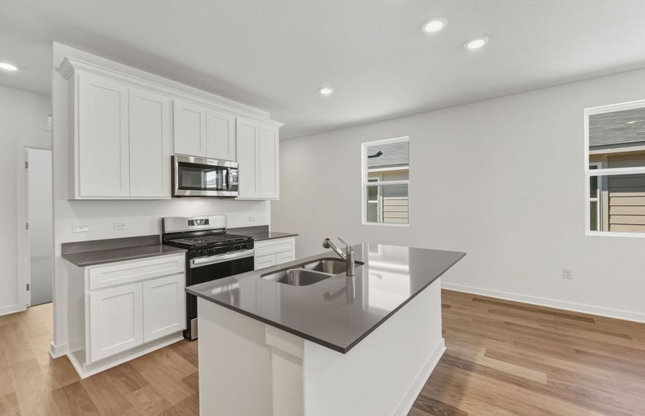 Furnished interior view inside a new home in Larson Crossing, Elgin (Image 10).