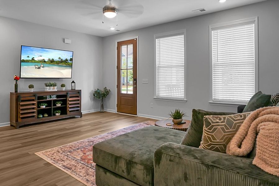 Furnished interior view inside a new home in , Summerville (Image 13).