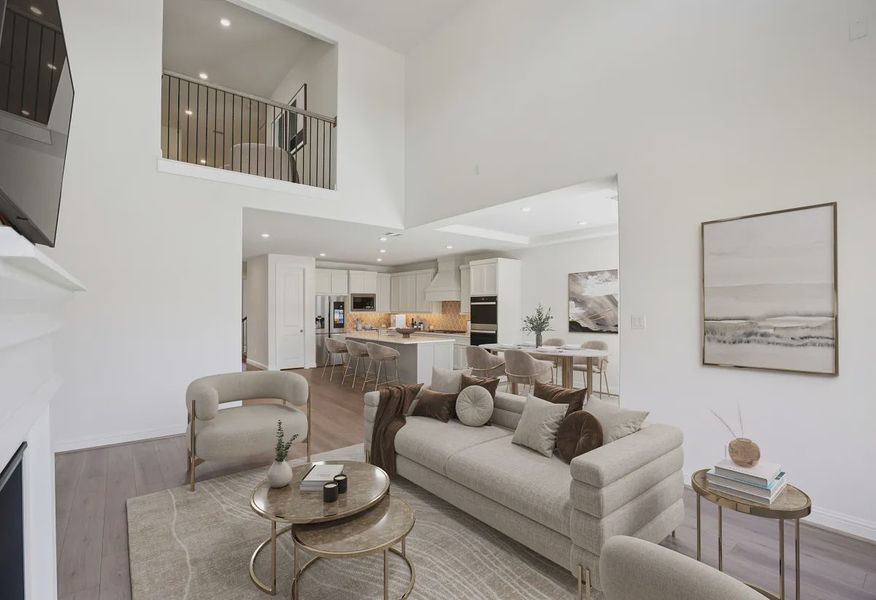 Plan 4059 Great Room - Staged - 7 of 21