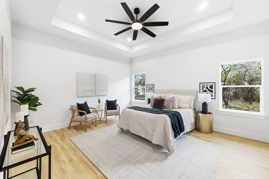 Furnished interior view inside a new home in , Bastrop (Image 31).