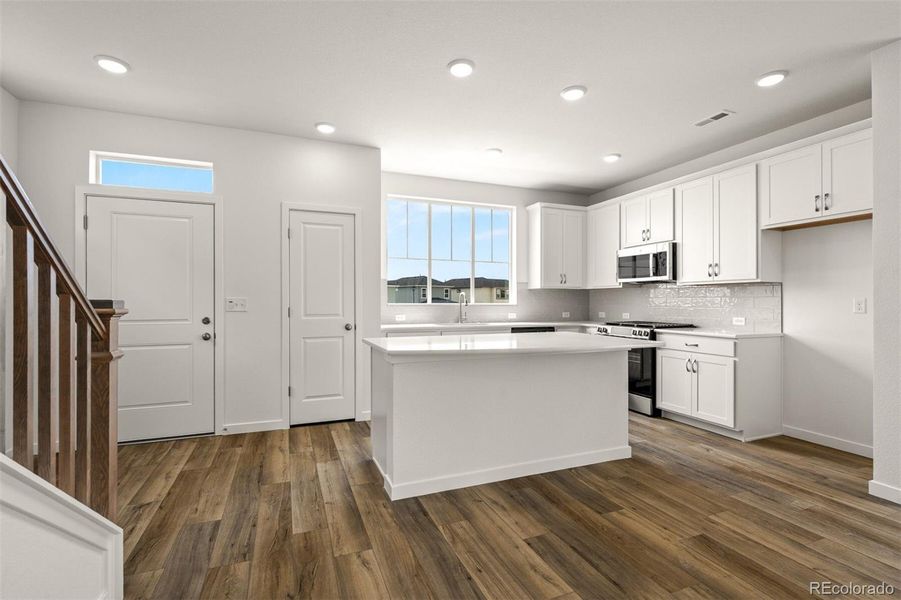 Furnished interior view inside a new home in Revel Crossing at Wolf Ranch – The Ascent Collection, Colorado Springs (Image 7).