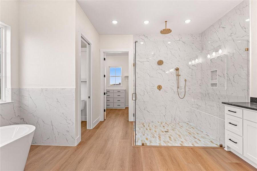 Furnished interior view inside a new home in , Woodway (Image 10).