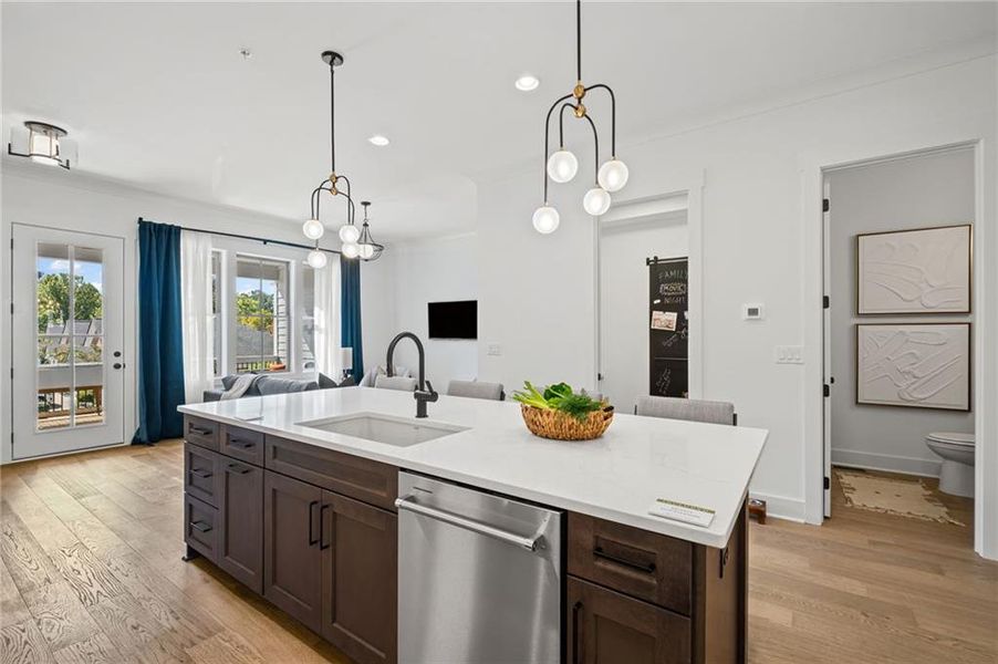 Furnished interior view inside a new home in , Woodstock (Image 19).