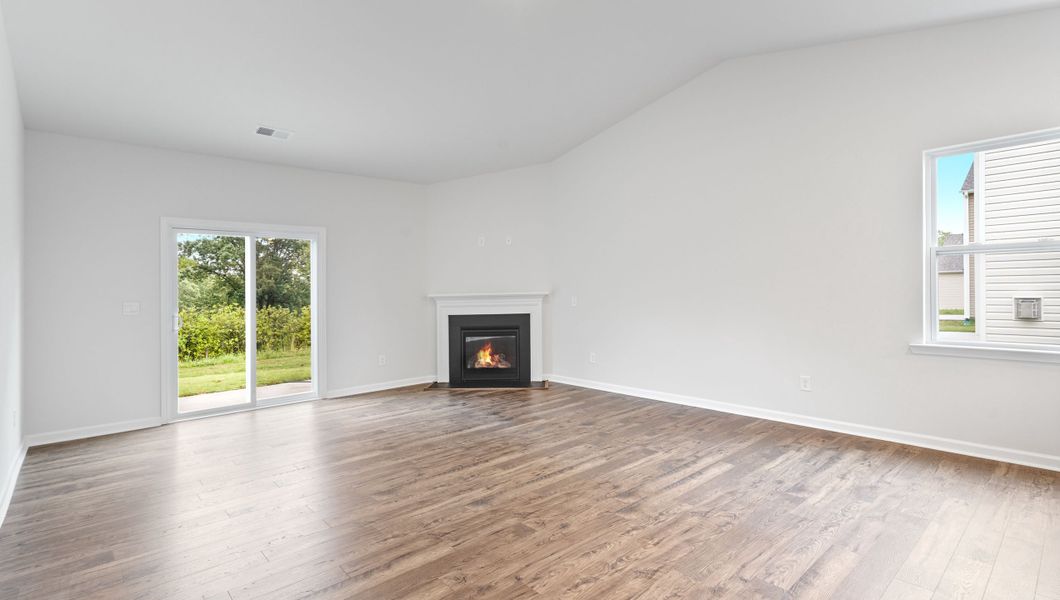Representative unfurnished interior of a home built from the Davidson by D.R. Horton in Brookside Farms, Greer (Image 15).
