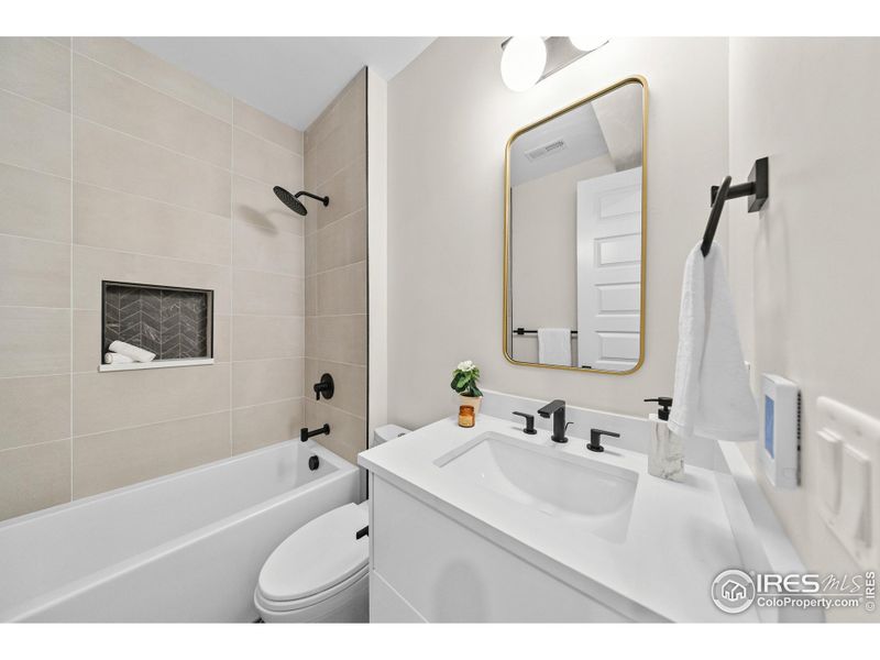 Furnished interior view inside a new home in , Boulder (Image 14). Furnished interior view inside a new home in , Boulder (Image 14).