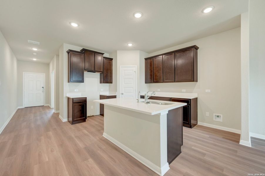 Furnished interior view inside a new home in Mesquite Ridge, San Antonio (Image 14). Furnished interior view inside a new home in Mesquite Ridge, San Antonio (Image 14).