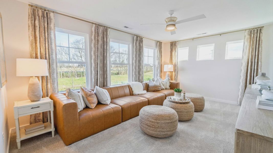 Furnished interior view inside a new home in Cottages of Bearwood, Mount Pleasant (Image 25).