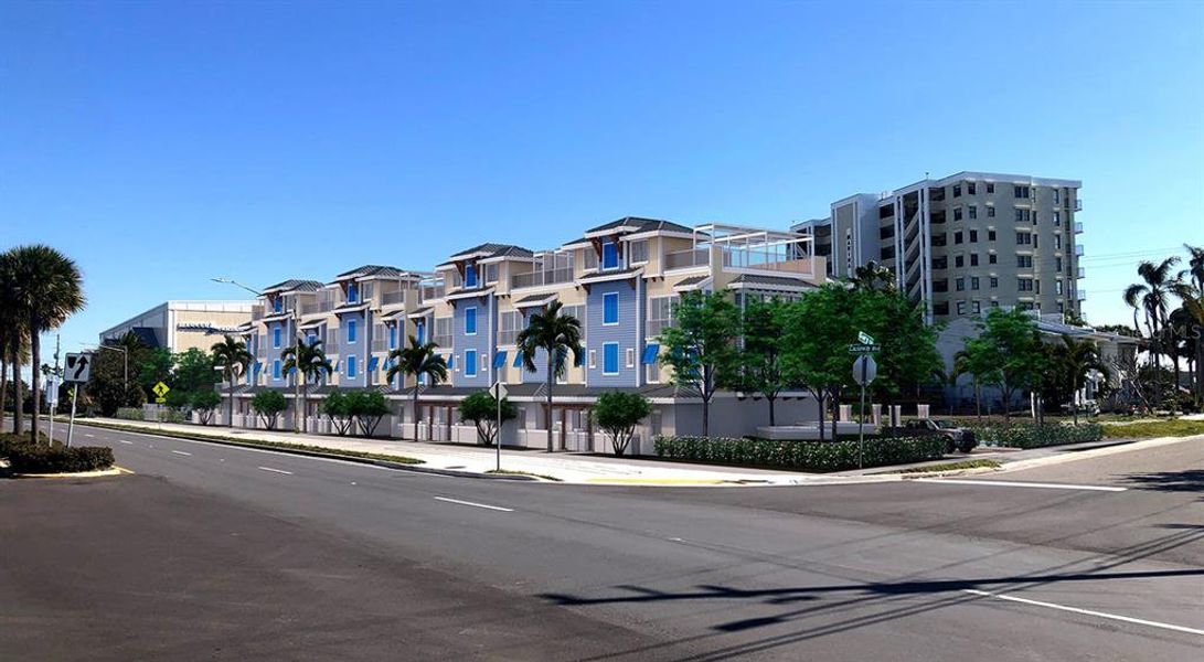 Front exterior of a new home in , Dunedin, FL, highlighting curb appeal (Image 30). Front exterior of a new home in , Dunedin, FL, highlighting curb appeal (Image 30).