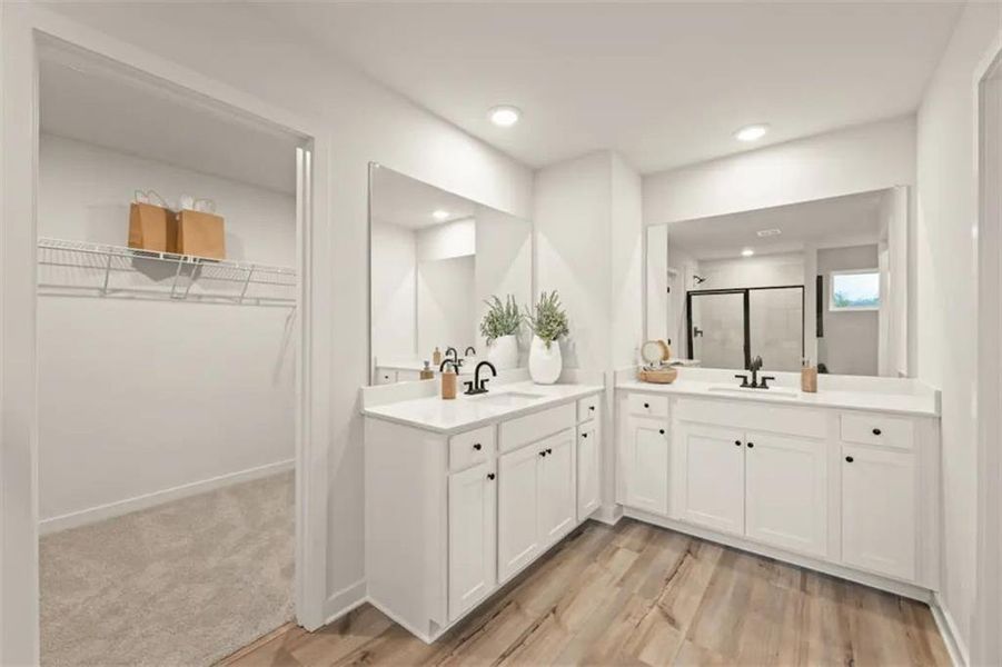 Furnished interior view inside a new home in Brookshire Manor, Canton (Image 24).