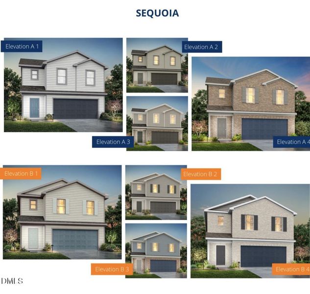 Sequoia Elevations Sequoia Elevations