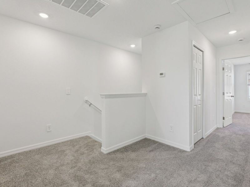 Spacious, unfurnished interior of a new home in The Meadow at Crossprairie Townes, St. Cloud (Image 10). Spacious, unfurnished interior of a new home in The Meadow at Crossprairie Townes, St. Cloud (Image 10).