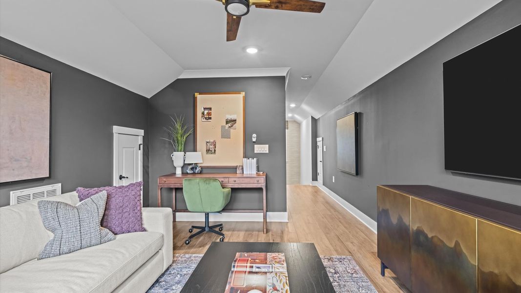 Representative furnished interior of a home built from the Pelham by DRB Homes in Mason Glenn, Franklinton (Image 36).