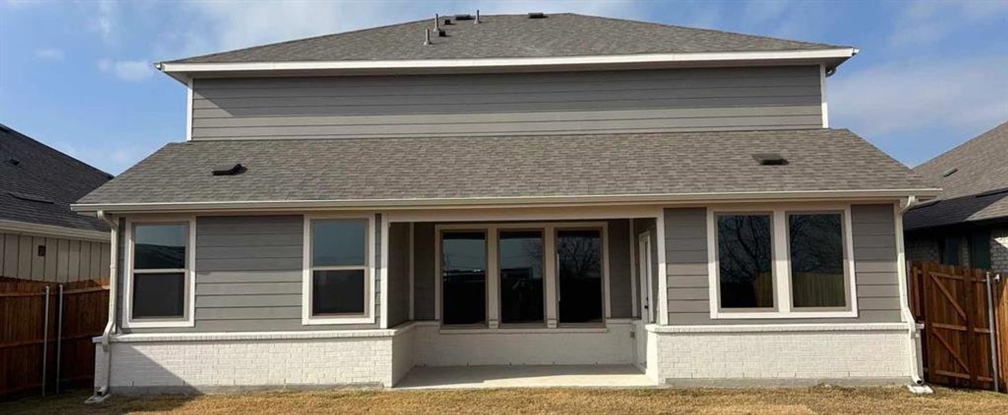 Rear Exterior Design Construction Progress