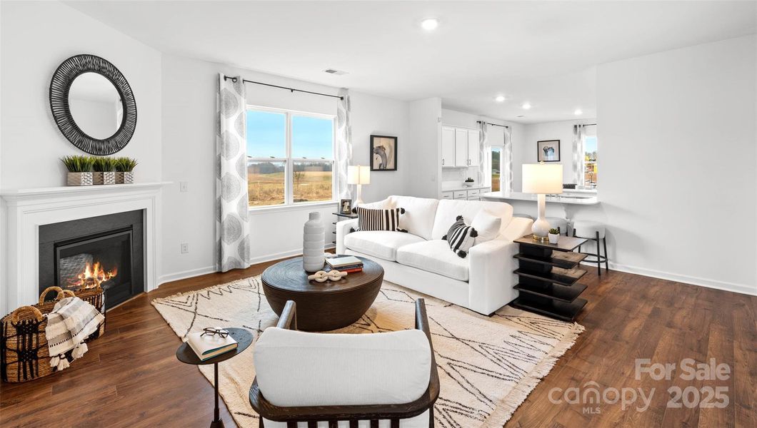 Furnished interior view inside a new home in Secrest Commons, Monroe (Image 22).