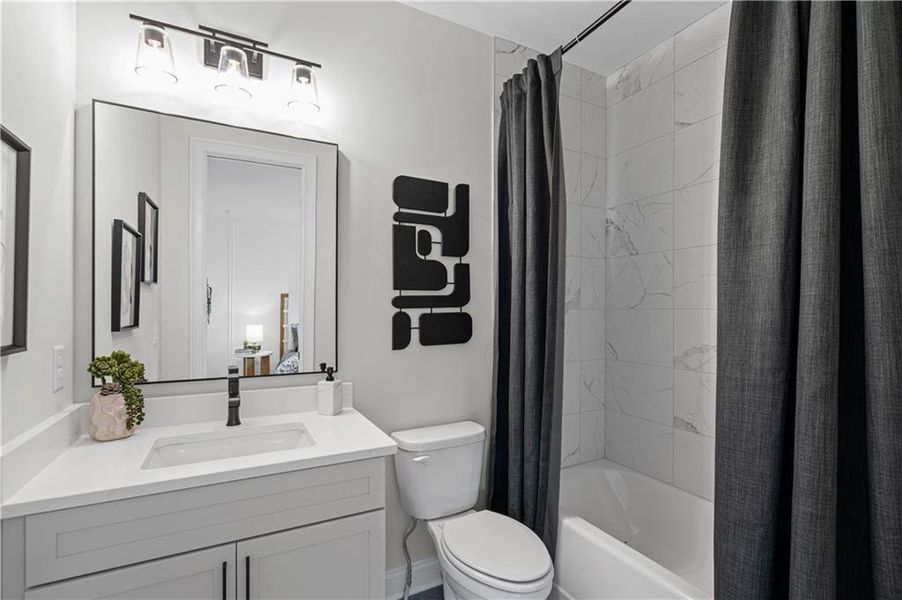 Furnished interior view inside a new home in Laurel View, Suwanee (Image 46).