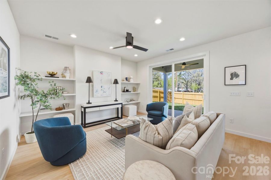 Furnished interior view inside a new home in , Charlotte (Image 9).