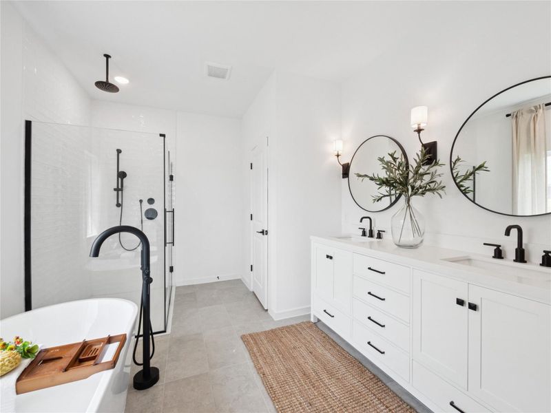 Spa-like primary bath (*Photo not of actual home and used for illustration purposes only.)