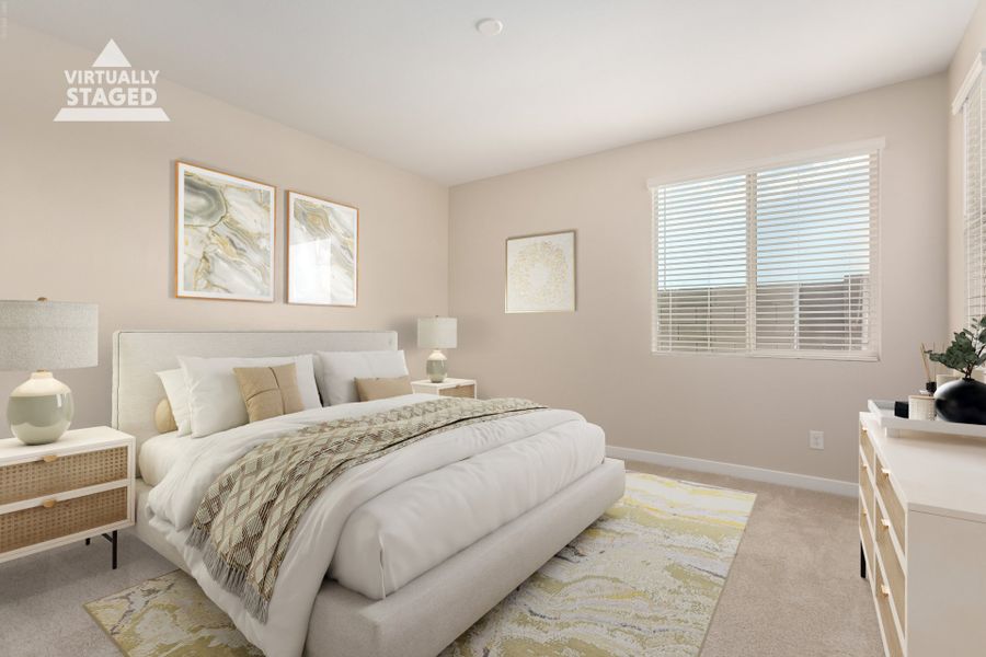 Furnished interior view inside a new home in Mira Vista at Victory, Buckeye (Image 10).