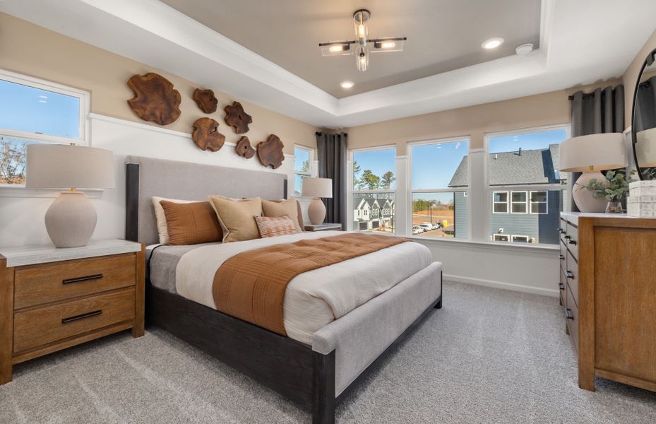 Representative furnished interior of a home built from the Crestwind by Pulte Homes in Mailman Post, Knightdale (Image 13).