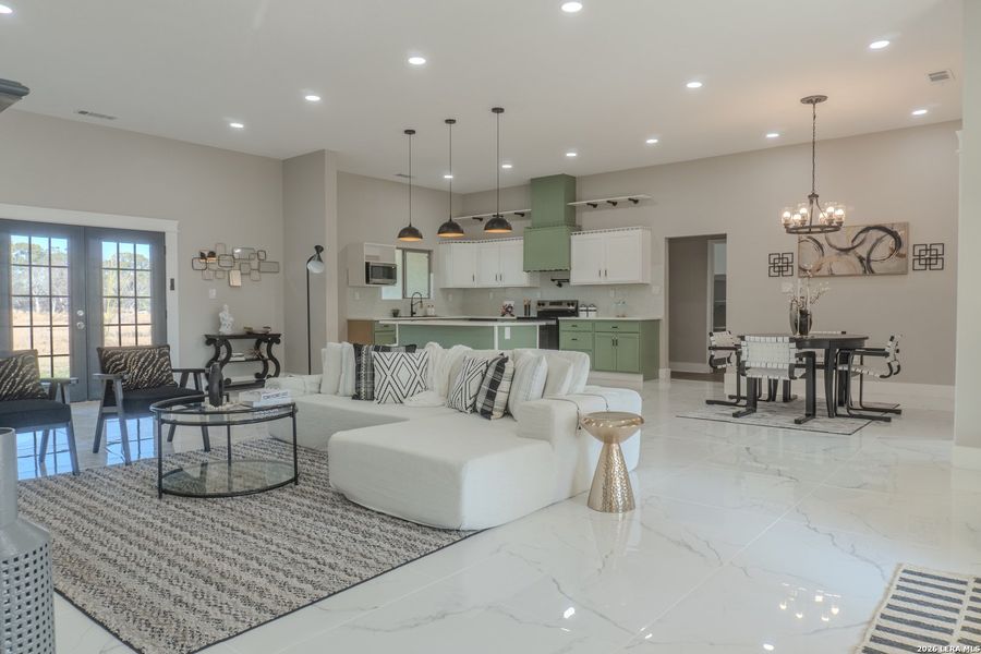 Furnished interior view inside a new home in , Lytle (Image 17).