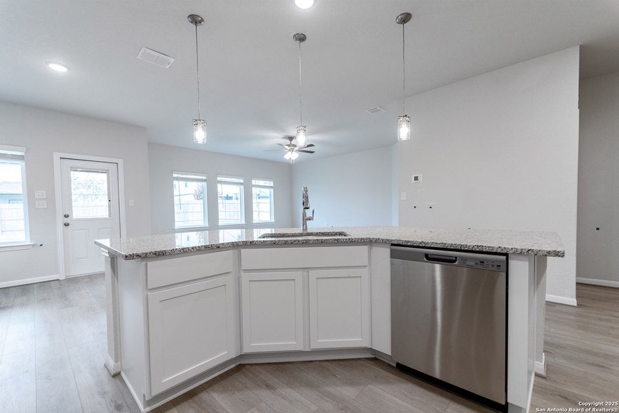 Furnished interior view inside a new home in Cloud Country, New Braunfels (Image 8).